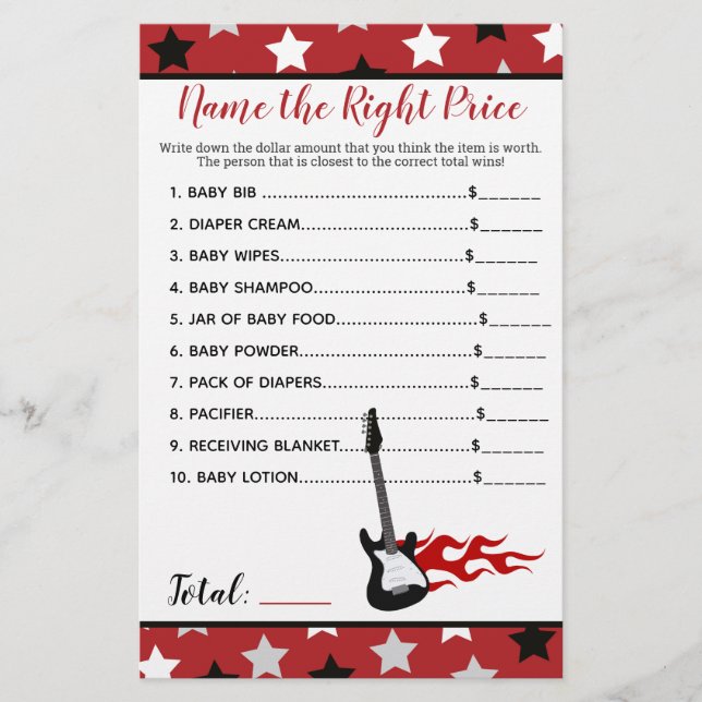 レッドロックスターロックバイ名価格シャワーゲーム (正面)