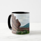 レッドロックスパークと山脈 マグカップ (正面左)