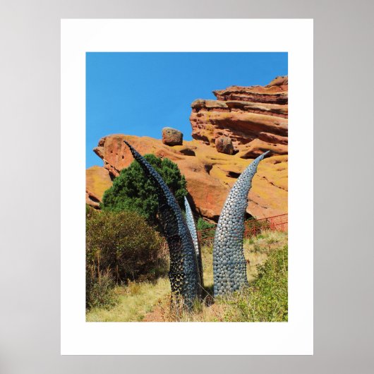 レッドロックスパークのアートワーク ポスター (正面)