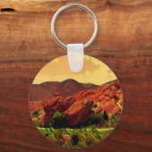 レッドロックスパークデンバーコロラド キーホルダー (正面)