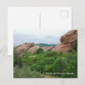 レッドロックスリッジ山と谷 ポストカード (正面/裏面)