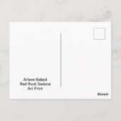 レッドロックセドナ ポストカード (裏面)