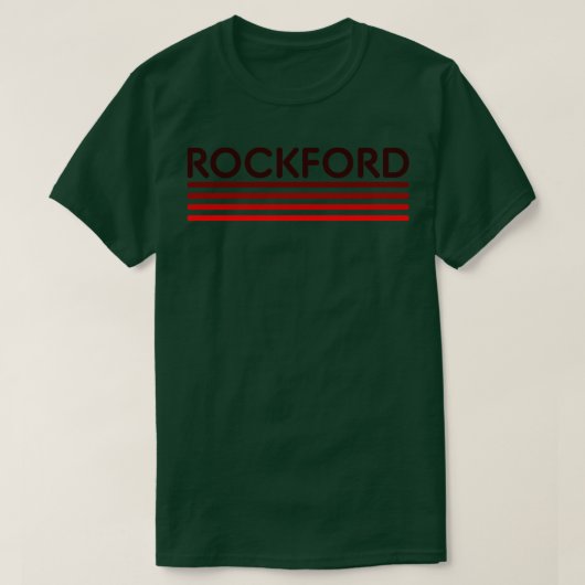 レッドロックフォード Tシャツ (デザイン正面)