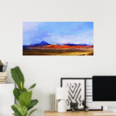 レッドロックプリント ポスター (ホームオフィス)