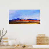 レッドロックプリント ポスター (キッチン)