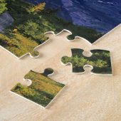 レッドロックロードインウォータートンレイクス国立公園 ジグソーパズル (側面)