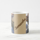 レッドロック反射フォトプレスコットアリゾナ湖 コーヒーマグカップ (中央)