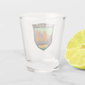 レッドロック州パークアリゾナヴィンテージ ショットグラス (裏面)