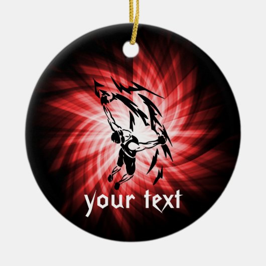 レッドロック登山 セラミックオーナメント (正面)