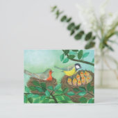 レッドロビンと素晴らしティットバードの営巣 シーズンポストカード (スタンド正面)