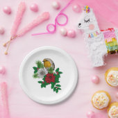 レッドロビンのクリスマスの装飾 ペーパープレート (パーティー)