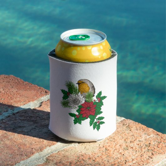 レッドロビンのクリスマスの装飾 缶クーラー (インサイチュ プール)