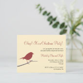 レッドロビンのバードブランチクリスマスホリデーパーティー 招待状 (スタンド正面)