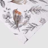 レッドロビンウォーターカラーボタニカルクリスマスホリデー 薄葉紙 (詳細)