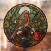 レッドロビンステンドグラススタイルサンキャッチャー ウィンドウサイン (シート2)