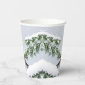 レッドロビンホリデークリスマス紙カップ 紙コップ (右)