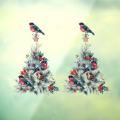 レッドロビン付きクリスマスティー ウィンドウサイン (シート3)