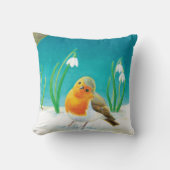 レッドロビン(エリタカスルベクラ)早期春 クッション (正面)