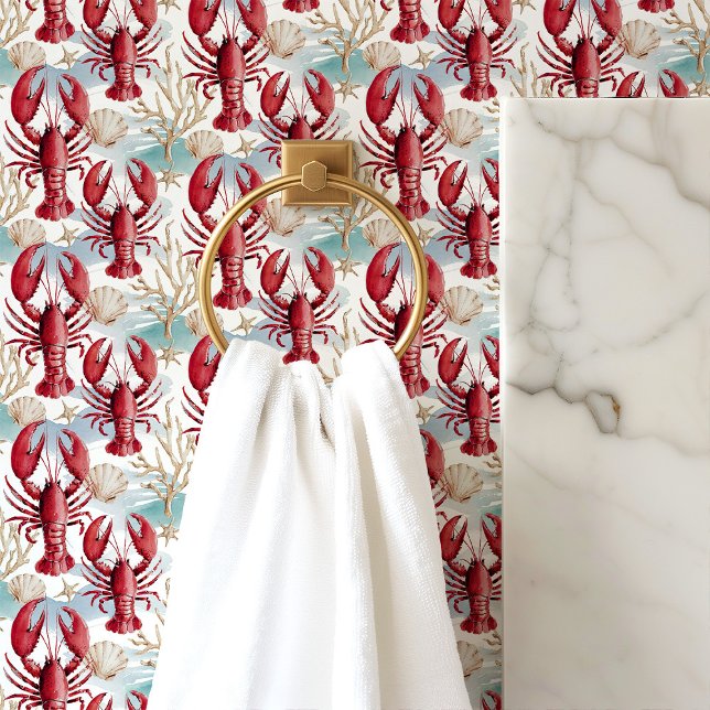 レッドロブスターとシーシェル 壁紙 (クリエイターアップロード済み)