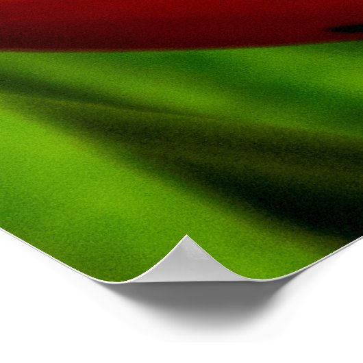 レッドロブスタークローヘリコニア、カウアイ、ハワイ ポスター (角)