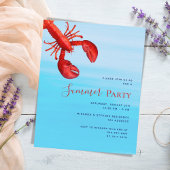 レッドロブスターシーバジェットサマーパーティの招待状