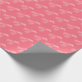 レッドロブスターシーフードメイン名門私立校風のビーチ ラッピングペーパー (角)