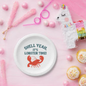 レッドロブスターパーティー引用文レトロ ペーパープレート (パーティー)