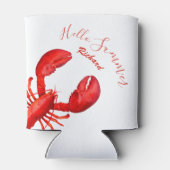 レッドロブスターホワイトハローサマーネーム魚介類 缶クーラー (裏面)