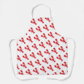 レッドロブスター名門私立校風のコースタルメインビーチおもしろい エプロン (正面)
