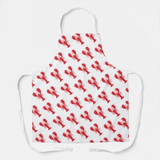 レッドロブスター名門私立校風のコースタルメインビーチおもしろい エプロン (正面)