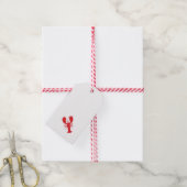 レッドロブスター プレッピー コースト メイン 海の楽しみ ギフトタグ (より糸付き)