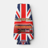 レッドロンドンダブルデッカーバス ボトルクーラー (正面)