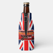 レッドロンドンダブルデッカーバス ボトルクーラー (ボトル裏面)