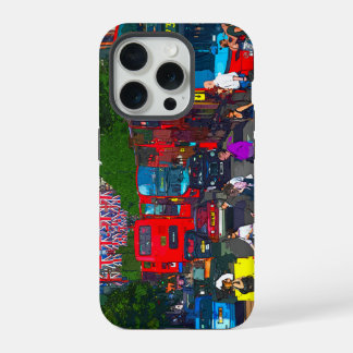 レッドロンドンバスオンオックスフォード通りロンドン iPhone 15 PROケース