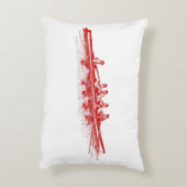 レッドローイングローワーズクルーズチームウォータースポーツ アクセントクッション (裏面(縦))