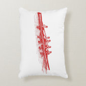 レッドローイングローワーズクルーズチームウォータースポーツ アクセントクッション (正面(垂直))