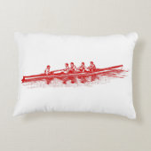 レッドローイングローワーズクルーズチームウォータースポーツ アクセントクッション (裏面)