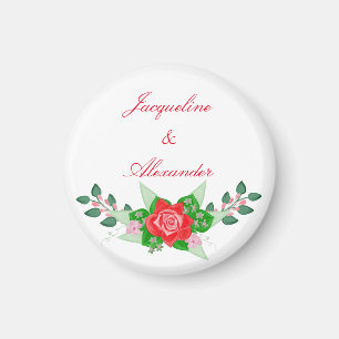 レッドローシンプルズ結婚テーマパーティーFavy Magnet マグネット