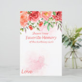 レッドローズお気に入りの誕生日の女の子 (スタンド正面)