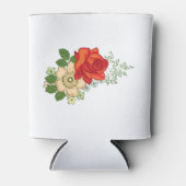 レッドローズとデイジークーラーボックス 缶クーラー (正面)