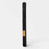 レッドローズとデイジー金ゴールドモノグラム名 Case-Mate iPhoneケース (裏面/左)