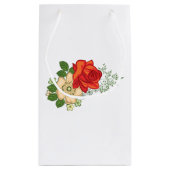 レッドローズとデイジー スモールペーパーバッグ (裏面)