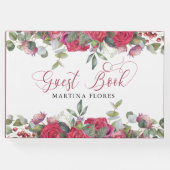 レッドローズとユーカリエレガントフローラ ゲストブック (正面)