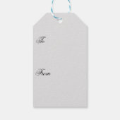 レッドローズのブラックタキシード ギフトタグ (裏面)