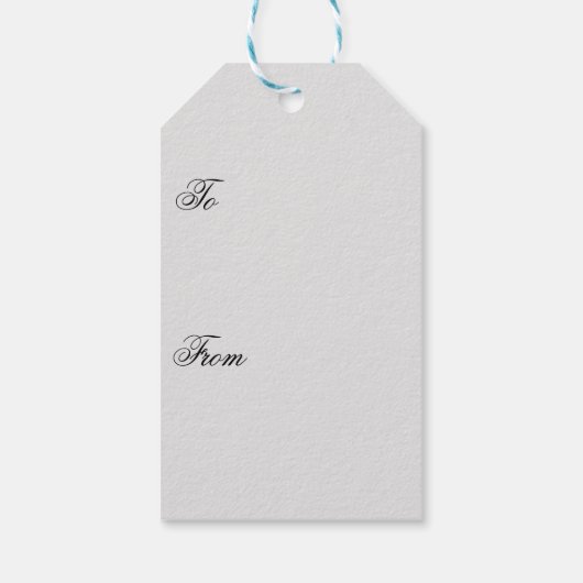 レッドローズのブラックタキシード ギフトタグ (裏面)