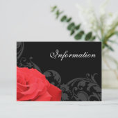 レッドローズの結婚情報 エンクロージャーカード (スタンド正面)