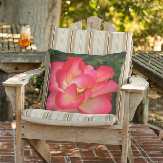 レッドローズアウトドア装飾用クッション アウトドアクッション (椅子)