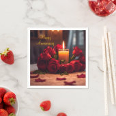 レッドローズアニバーサリー スタンダードカクテルナプキン (インサイチュ)