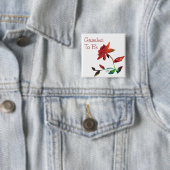 レッドローズアート祖母 缶バッジ (インサイチュ)