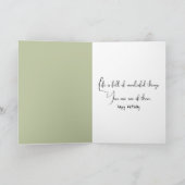 レッドローズインボトル誕生日 カード (内部)